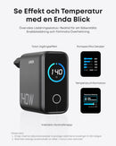 Anker 140W USB-C 4-Port Multi-Devices GaN-laddare, Touch Control, kompatibel med MacBook, iPhone 17/16/15, Samsung, Pixel och fler