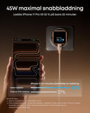 Anker Nano 45W Smart Display Charger 45W white