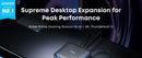 Anker Prime TB5 dockningsstation, 14 portar 140W Laddning, 120 Gbit/s max. Överföring upp till 8K-skärm för Thunderbolt 5/4-bärbara