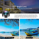 Apexel 11-in-1 Mobile Phone Camera Lens Set, Wide Angle and Macro Lens + Fisheye Lens