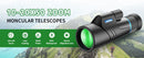Apexel HD Monocular 10-20x50 HD Zoom Telescope BAK4/FMC Waterproof Lightweight With Low Night Vision for Hiking Bird Watching Camping Wildlife Animals