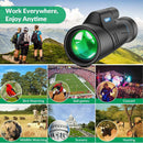 Apexel HD Monocular 10-20x50 HD Zoom Telescope BAK4/FMC Waterproof Lightweight With Low Night Vision for Hiking Bird Watching Camping Wildlife Animals