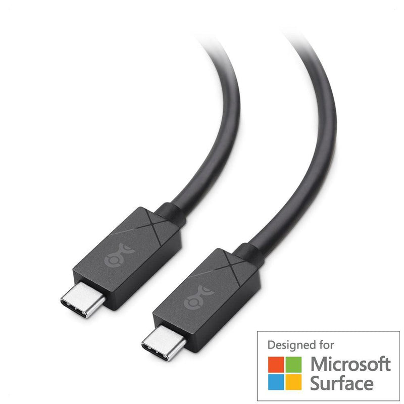 Cable Matters 1,8m USB4 20Gbps 8K60Hz 4K120Hz PD100W Designed for Microsoft Surface kompatibel med Thunderbolt 4 och 3