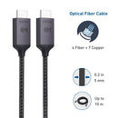 Cable Matters certifierad Ultra High Speed HDMI2.1 aktiv AOC optisk fiberkabel 10m 8K 60Hz 4K 120Hz 48Gbps Dynamic HDR, eARC, VRR kompatibel