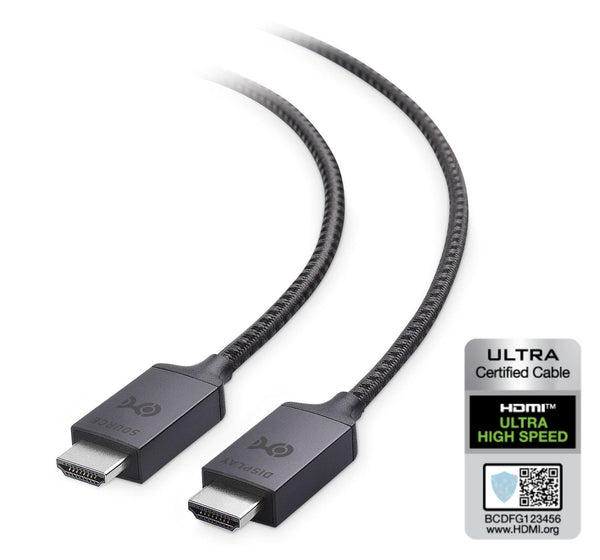 Cable Matters certifierad Ultra High Speed HDMI2.1 aktiv AOC optisk fiberkabel 10m 8K 60Hz 4K 120Hz 48Gbps Dynamic HDR, eARC, VRR kompatibel