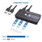 Cable Matters KVM Switch HDMI 2 till 1, 3x USB-A