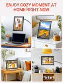 Digital Photo Frame 10.1 Inch Electronic Photo Frame 1280 x 800 IPS without WiFi with Remote Control Supports USB or SD Card