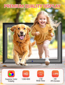 Digital Photo Frame 10.1 Inch Electronic Photo Frame 1280 x 800 IPS without WiFi with Remote Control Supports USB or SD Card