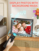 Digital Photo Frame 10.1 Inch Electronic Photo Frame 1280 x 800 IPS without WiFi with Remote Control Supports USB or SD Card