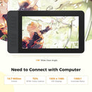 Drawing Tablet with Screen, Tilt, 8 Shortcut Keys, 11.6" FHD