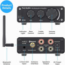 Fosi Audio BT10A Bluetooth 5.0 Stereo Audio Amplifier Receiver 2 Channel Class D Mini Hi-Fi Integrated Amp för passiva hemhögtalare 50W x 2 TPA3116