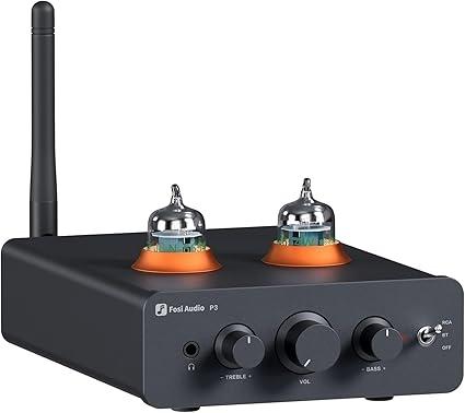 Fosi Audio P3 Tube Preamp Hörlursförstärkare Bluetooth aptX LL HD Bass