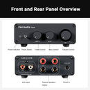 Fosi Audio TB10D Class D Mini Power 600W 2 Channel Stereo Amplifier, for passive Speakers/Bass Shaker, TPA3255 with Bass Treble Control