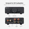 Fosi Audio V3 Stereo Amplifier Home Audio 300 Watts x2 Power TPA3255 Class D Mini Speaker Amp 2 Channel with 48V Power Supply