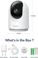 GNCC 2K Indoor Surveillance Camera - 360° Camera Surveillance Indoor