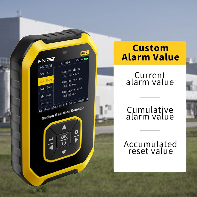 FNIRSI GC-01 Geigermätare - Dosimeter med LCD Display