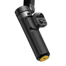 Handhållen 3-axlig anti-skak gimbal-stabilisator för iPhone AI-spårningsmodul med fyllnadsljus Geststyrning och ett-trycks stativfrigöring, Inbyggd förlängningsarm
