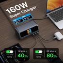 iVANKY 13-i-1 GaN Dockningsstation med Smart LCD-display