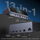 iVANKY 13-i-1 GaN Dockningsstation med Smart LCD-display