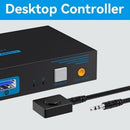 NÖRDIC KVM-switch 2 till 1 DisplayPort till DisplayPort, 8K60Hz/4K120Hz, 4x USB-A