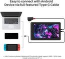 Kamvas 16 2021 Graphics Tablet with Display, 15.6 Inch Full Laminate Screen Pen Display, 10 Programmable Push Buttons, 8192 Levels Battery-Free Pen