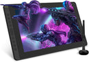 Kamvas 16 2021 Graphics Tablet with Display, 15.6 Inch Full Laminate Screen Pen Display, 10 Programmable Push Buttons, 8192 Levels Battery-Free Pen