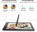 Kamvas 16 2021 Graphics Tablet with Display, 15.6 Inch Full Laminate Screen Pen Display, 10 Programmable Push Buttons, 8192 Levels Battery-Free Pen