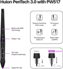 Kamvas 16 2021 Graphics Tablet with Display, 15.6 Inch Full Laminate Screen Pen Display, 10 Programmable Push Buttons, 8192 Levels Battery-Free Pen