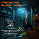 Kolmonoxiddetektor 0 ~ 1 000 ppm med LCD-skärm, bärbart CO-larm med visuella och hörbara larm, uppladdningsbar CO-detektor för hem, camping, utomhus