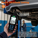 Kolmonoxiddetektor 0 ~ 1 000 ppm med LCD-skärm, bärbart CO-larm med visuella och hörbara larm, uppladdningsbar CO-detektor för hem, camping, utomhus