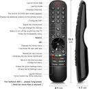 LG TV Remote Control, Universal for LG Magic Remote Smart TV no voice and pointer function, Replacement for LG Original MR24GA MR23GA MR22GN MR21GA
