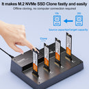 MAIWO 4 Bay M.2 NVMe SSD USB4.0 Dock, Cloner Duplicator, Supports 1-to-3 Offline Clone & Software RAID,40Gbps compatible with Thunderbolt 4/3