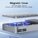 MAIWO Dual Bay RAID Enclosure for M.2 NVMe SATA SSD with Clone RAID 0 RAID 1, USB C 3.2 GEN2x2 20Gbps
