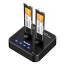 MAIWO K3016AN NVMe Cloner M.2 Duplicator for PCIe NVMe M-Key SSD, 16Gbps Cloning Speed, Access Two SSDs Simultaneously