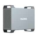 MAIWO K35282C USB-C 3.1 Extern Kabinett Aluminium för 2x 3.5" SATA HDD med stöd för RAID