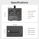 MAIWO Quad Bay 3,5" SATA HDD Enclosure USB-C Gen2 10G Windows 10/11 Mac OS