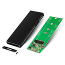 Maiwo K16N M.2 SATA SSD till USB3.1 GEN1 5Gbps extern Lagringskabinett 2230-2242-2260-2280 NGFF B-Key och B&M-Key  aluminium