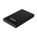 Maiwo K2568 USB3.2 Gen1 5Gbps extern Lagringskabinett för upp till 2 TB 2,5 HDD och SSD 7mm och 9,5mm med stöd för UASP verktygsfri installation