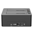 Maiwo K3082C USB C 3.1 GEN2 10Gbps Dockningsstation för 2st 2,5 3,5 SATA HDD SSD upp till 14TB med stöd för UASP, Stöd för SATAIII 6Gbps