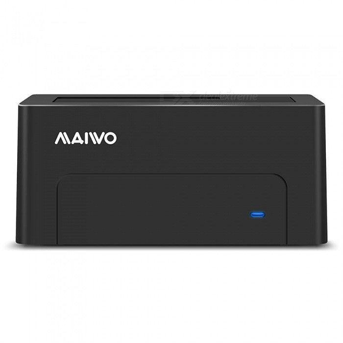 Maiwo K308C USB C 3.2 Gen2 10Gbps Dockningsstation för 1st 2,5 3,5  SATA HDD SSD upp till 14TB  med stöd för UASP, Stöd för SATAIII 6Gbps