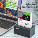 Maiwo K308 USB 3.1 GEN1 5Gbps Dockningsstation för 1st 2,5/3,5" SATA HDD/SSD upp till 14TB med stöd för UASP