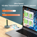 Maiwo USB-C 3.2 Dockingstation för NVMe/SATA M.2 SSD 10Gbps