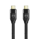 Mcdodo 2m USB3.2 Gen2 SuperSpeed USB 10Gbps USB-C till C nylonflätad kabel med Power Delivery 100W, 4K60Hz video och Emarker