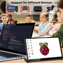 NÖRDIC 10,1" Pekskärm, 1024x600 IPS LCD-panel med kapacitiv touch, HDMI-skärm för Raspberry Pi