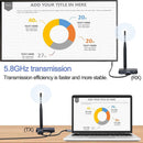 NÖRDIC 1080P Full HD HDMI Wireless 180m  Extender 1 TX to 1 RX Loop Out WiFi 5.8G