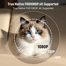 NÖRDIC 1080P Projektor Netflix-certifierad 320 ANSI lumen 2.4/5G WiFi 6 stöd för iOS/Android