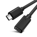 NÖRDIC 1,5m USB2.0 USB-C ha till C ho förlängningskabel 2,4A 480Mbps 12W