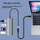 NÖRDIC 1,5m USB2.0 USB-C ha till C ho förlängningskabel 2,4A 480Mbps 12W