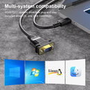 NÖRDIC USB-C till seriell DB9 RS232 1,8m