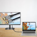 NÖRDIC 1m Mini DisplayPort till DisplayPort-kabel 8K@60Hz 4K@240Hz 32.4Gbps